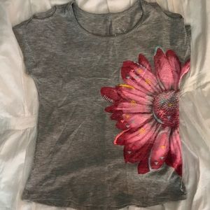 Girls Justice shirt. Size 8.